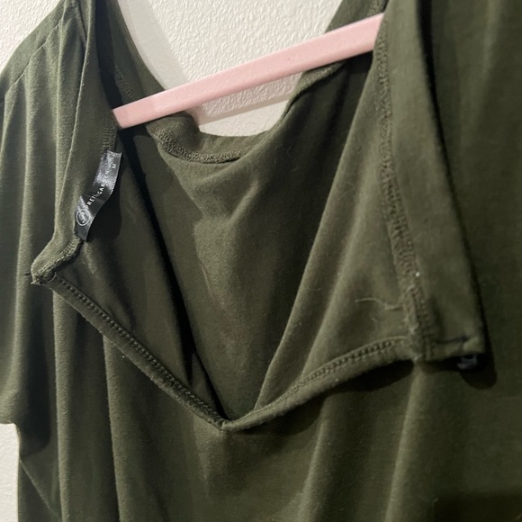 Forest green jumpsuit, short sleeve - Picture 5 of 5